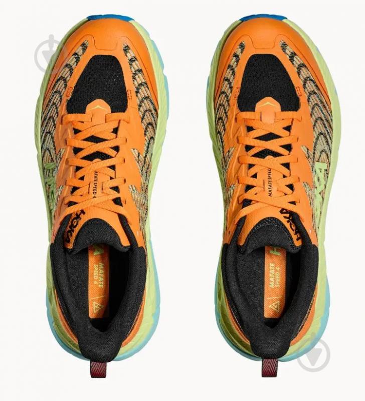 Кроссовки мужские демисезонные Hoka MAFATE SPEED 4 1129930-SLRL р.42 оранжевые - фото 5