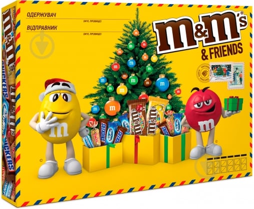 Набор Mars M&M's&Friends Бандероль 230,5 г - фото 1