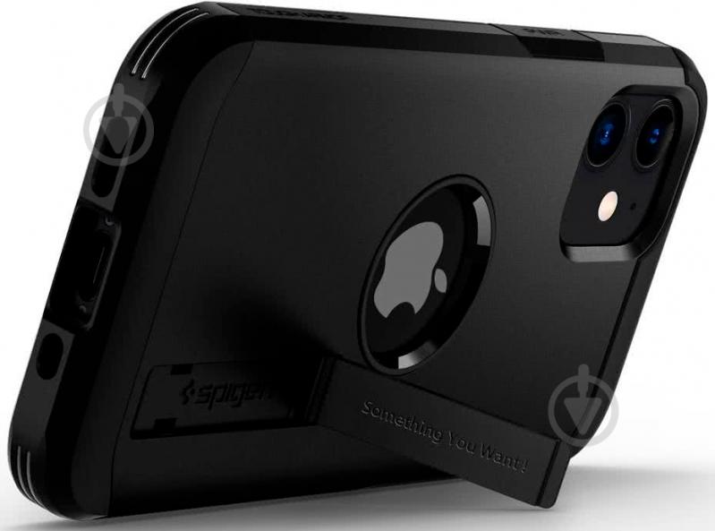 Чохол Spigen Tough Armor Black для Apple iPhone 12 Mini - фото 5