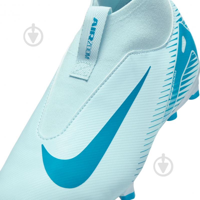 Бутси Nike JR ZOOSUPERFLY 10 ACAD FGMG FQ8304-400 р.38,5 блакитний - фото 10