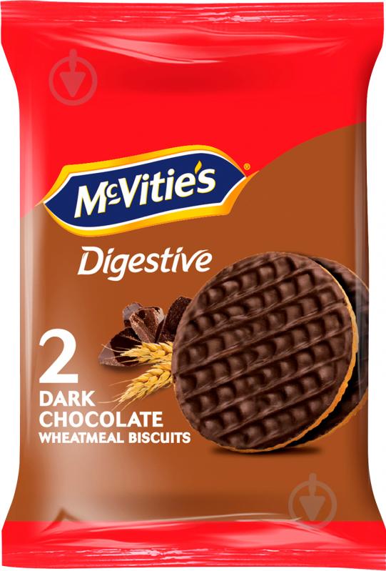 Печенье ULKER McVitie's Digestive Dark Chocolate to go 230 г - фото 2