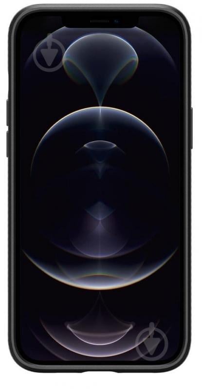Чохол Spigen Case Liquid Air Matte Black для Apple iPhone 12 Pro Max - фото 3