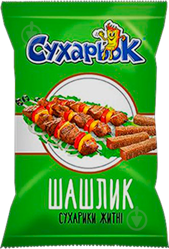 Сухарики Сухарьок со вкусом Шашлыка ржаные 70 г (4820133750766) - фото 1