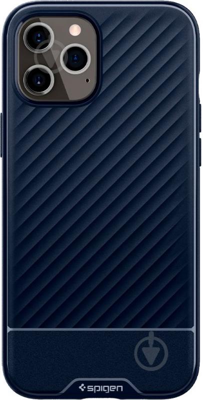 Чехол Spigen Core Armor Navy Blue для Apple iPhone 12 Pro Max - фото 1