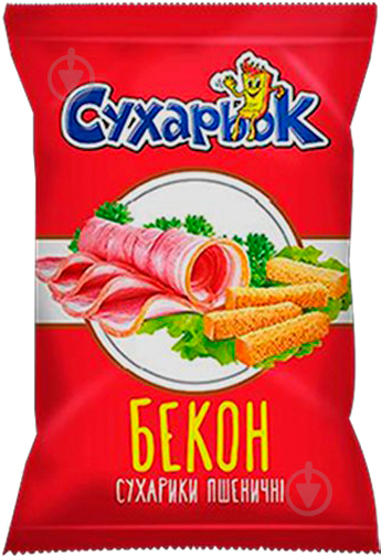 Сухарики Сухарьок со вкусом Бекона ржаные 70 г (4820133750797) - фото 1