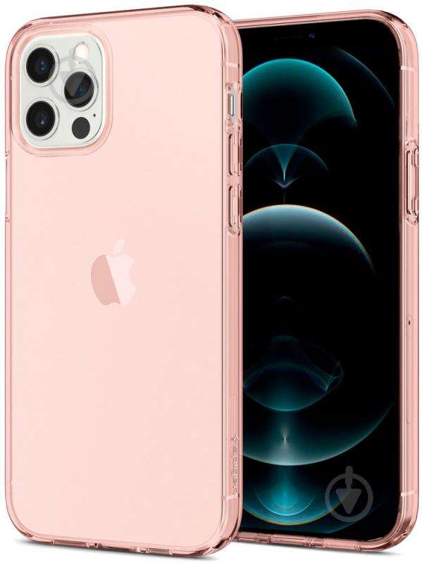 Чохол Spigen Crystal Flex Rose Crystal для Apple iPhone 12 Pro Max - фото 5