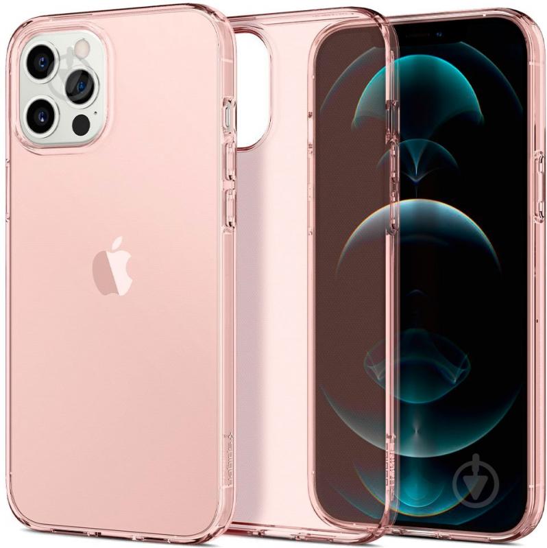 Чохол Spigen Crystal Flex Rose Crystal для Apple iPhone 12 Pro Max - фото 4