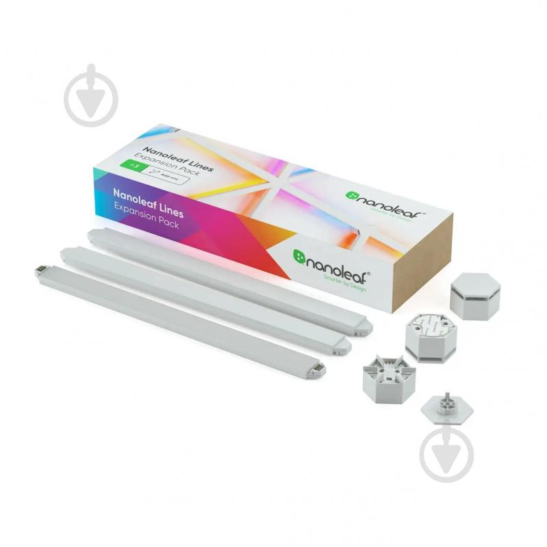 Светильник светодиодный Nanoleaf Lines Expansion Pack Apple HomeKit (NL59-E-0001LW-3PK) - фото 1