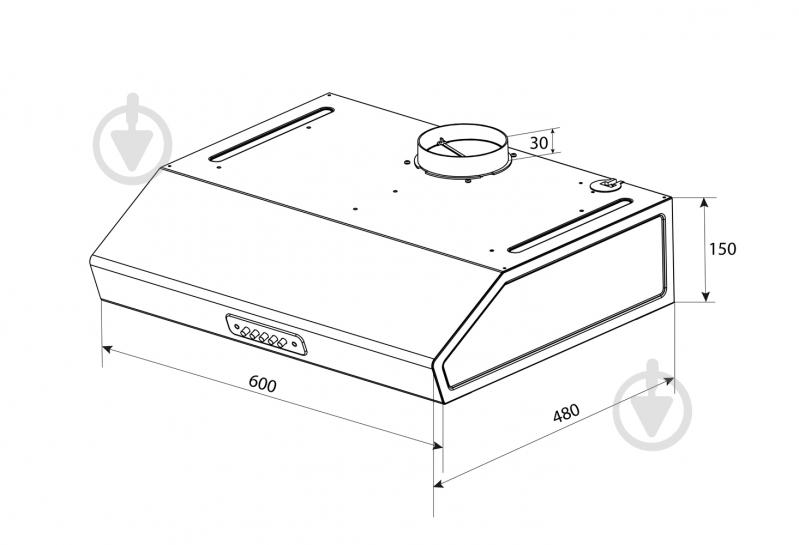 Вытяжка Pyramida WHK 60 IV - фото 7