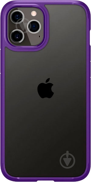 Чехол Spigen Crystal Hybrid Hydrangea Purple для Apple iPhone 12 Pro Max - фото 2