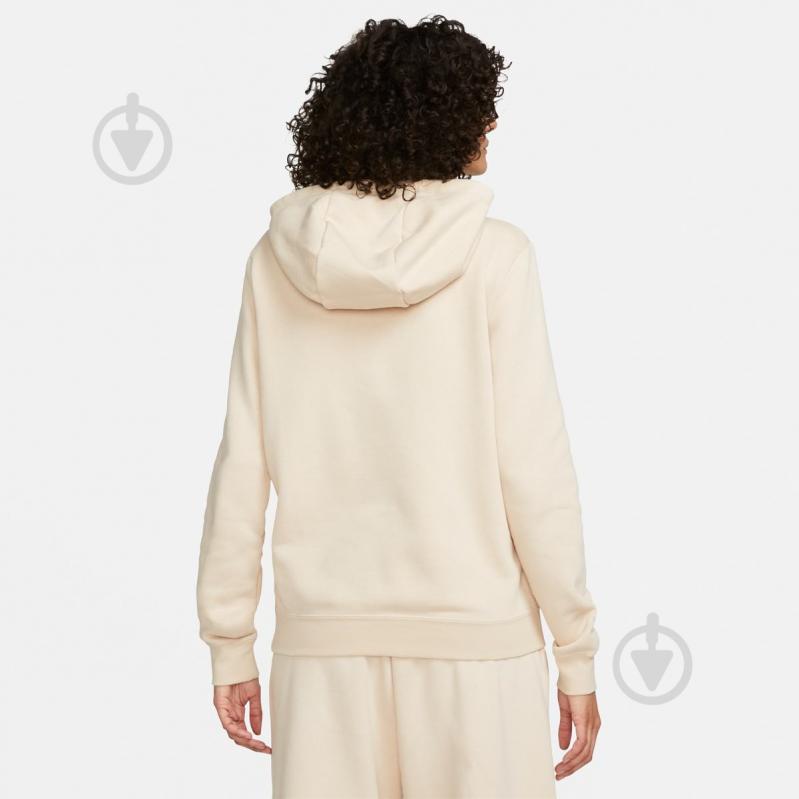 Джемпер Nike NSCLUB FLC FNL HOODIE STD DQ5415-126 р.L бежевий - фото 2