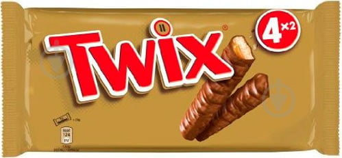 Шоколадний батончик Mars Twix Multipack 4х50 г - фото 1