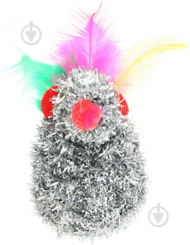 Игрушка для котов Lilli Pet Мышка Tumbler 7 см серый (20-7457) - фото 2