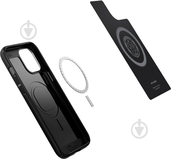 Чехол Spigen Mag Armor Black для Apple iPhone 12 Pro Max - фото 7
