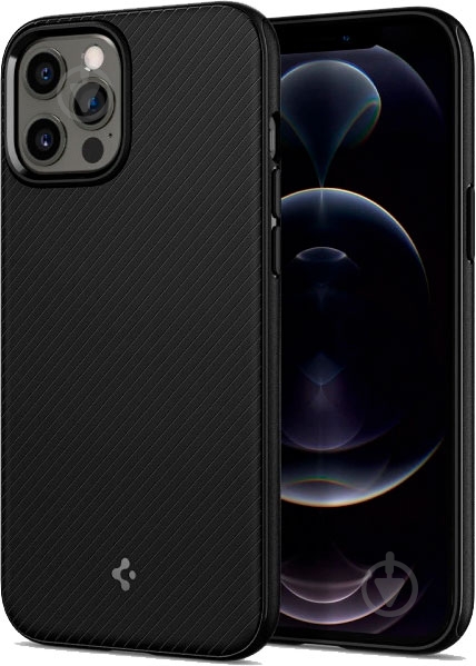 Чехол Spigen Mag Armor Black для Apple iPhone 12 Pro Max - фото 3