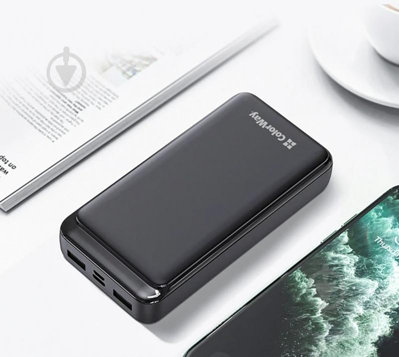 Повербанк ColorWay 20000 mAh black (CW-PB200LPD2BK) - фото 12