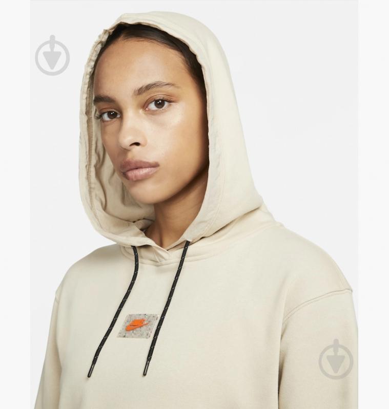 Джемпер Nike NSFLC PO HOODIE SU DX2324-206 р.L бежевий - фото 3