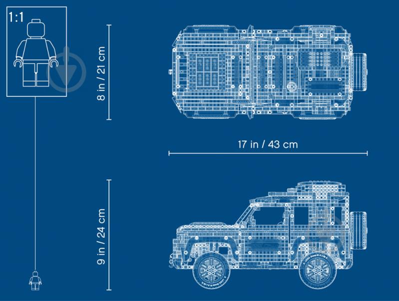 Конструктор LEGO Technic Land Rover Defender 42110 - фото 22