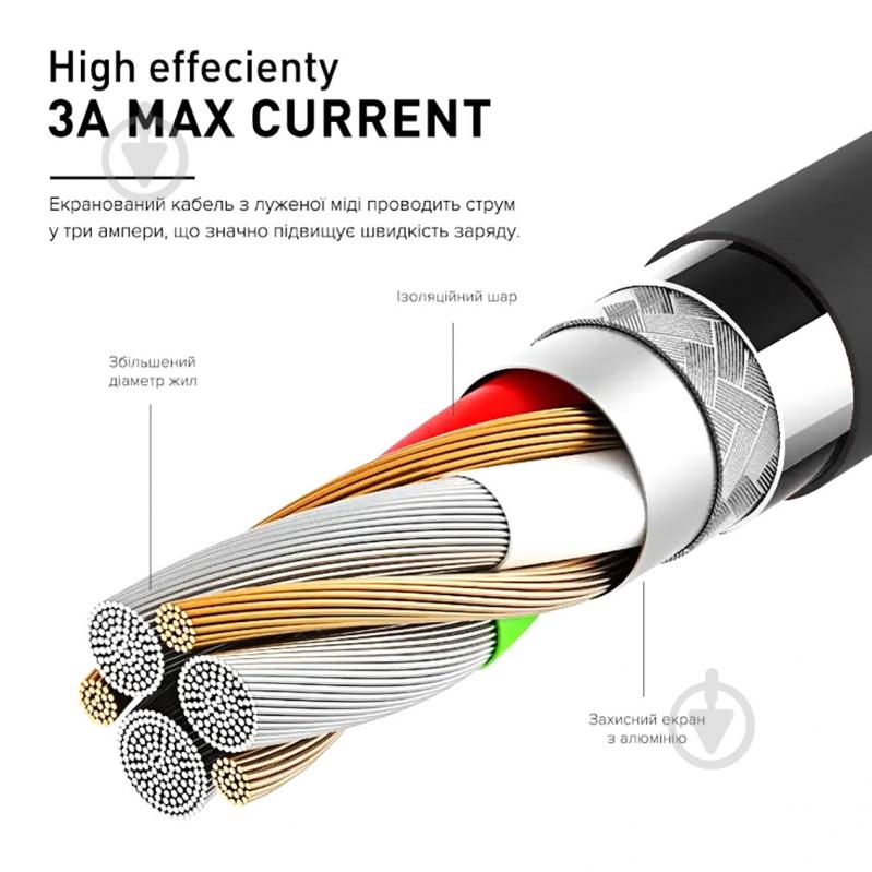 Кабель Luxe Cube 3A/60W USB C to USB 1,2 м белый (8889998698469) - фото 4