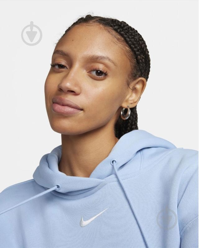 Джемпер Nike NSSTYLE FLC PO HOODIE OS DQ5860-441 р.M блакитний - фото 3