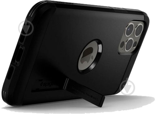 Чехол Spigen Tough Armor Black для Apple iPhone 12 Pro Max - фото 5