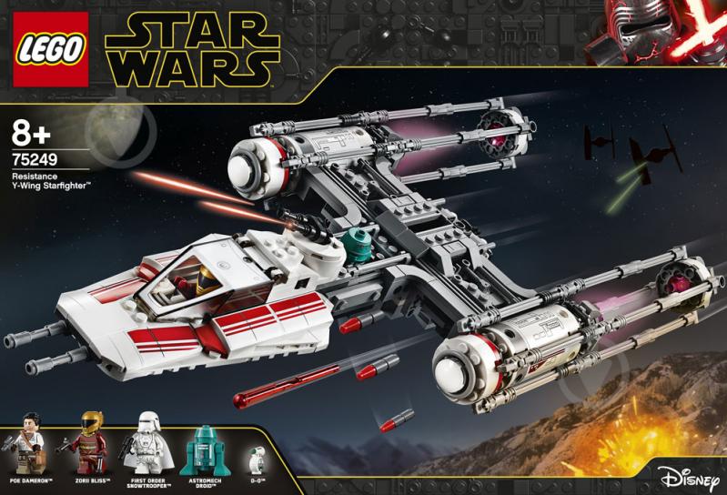 Конструктор LEGO Star Wars Винищувач опору Y-Wing Starfighter 75249 - фото 4