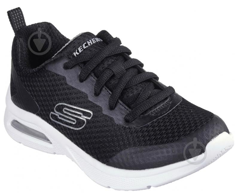 Кроссовки Skechers MICROSPEC MAX 403819L BLK р.33 черные - фото 3