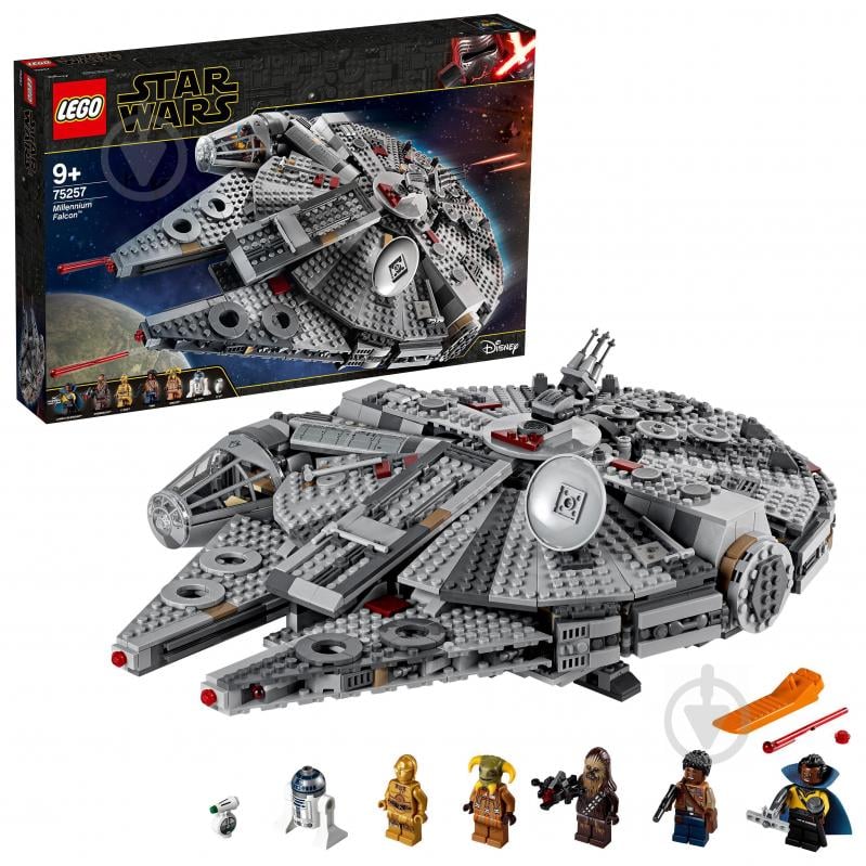 Конструктор LEGO Star Wars Millennium Falcon (Тисячолiтній сокiл) 75257 - фото 9