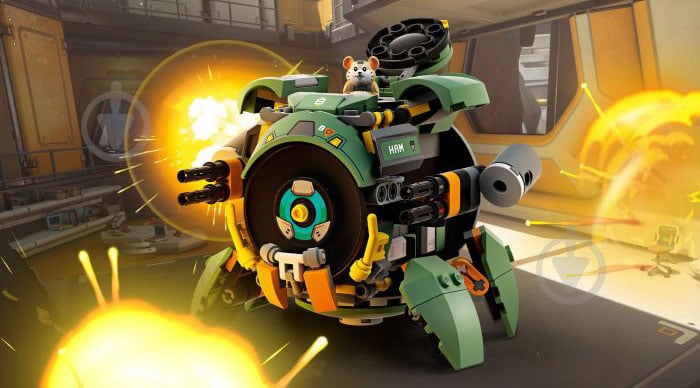 Конструктор LEGO Overwatch Кулястий таран 75976 - фото 6