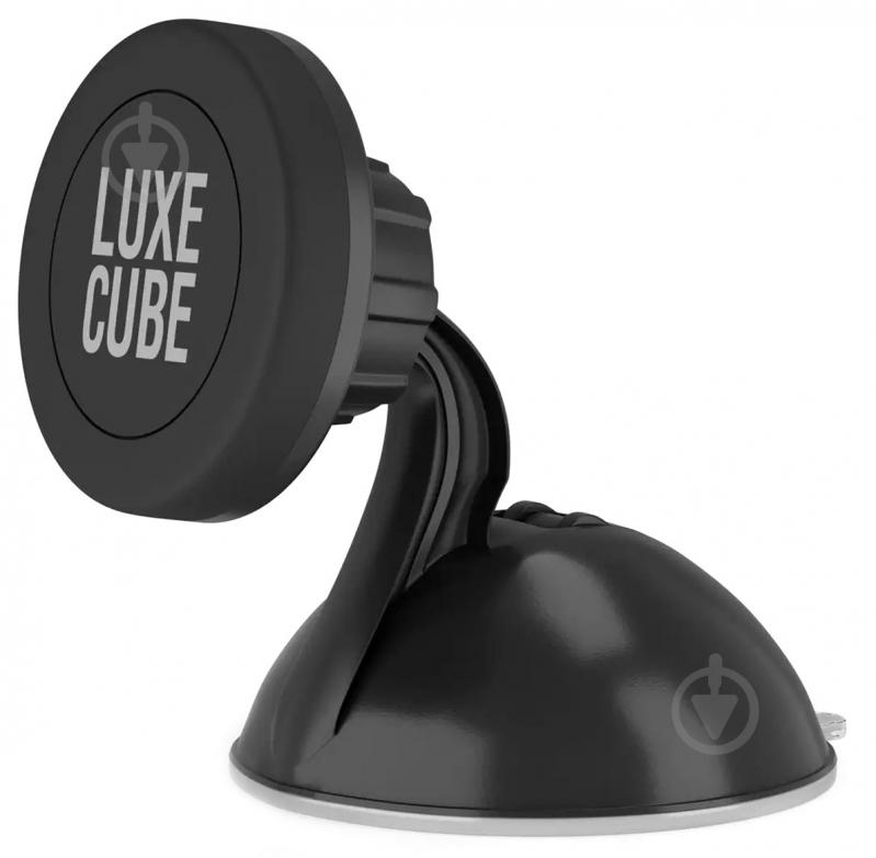 Держатель универсальный магнитный автомобильный Luxe Cube черный - фото 1