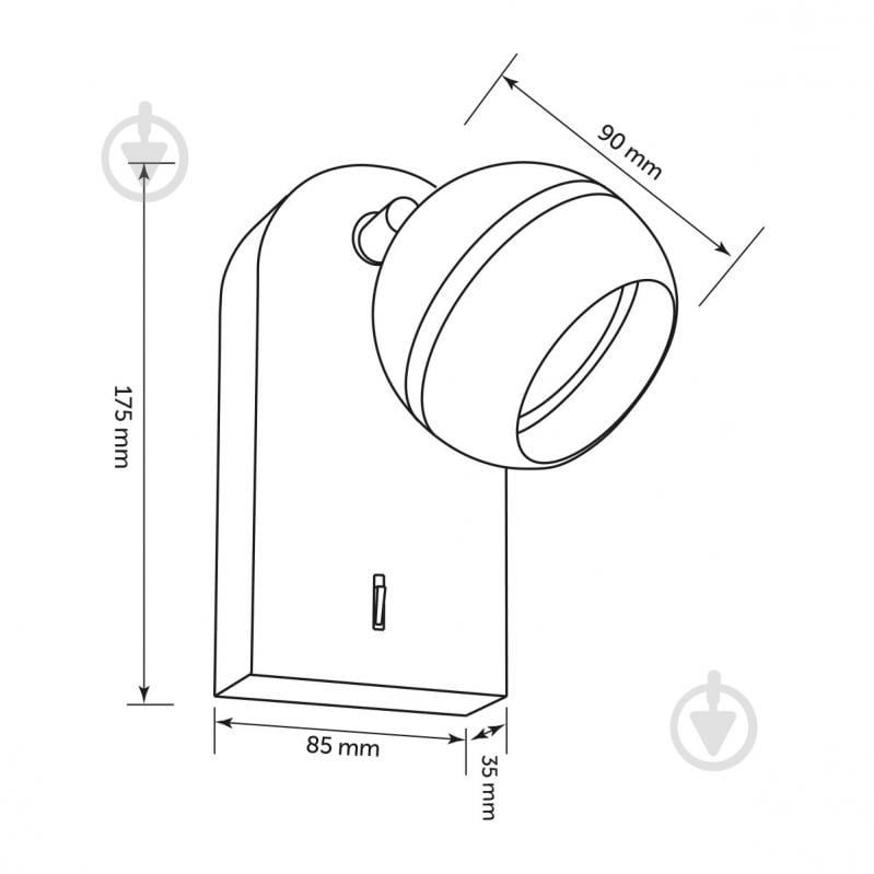 Бра LIGHT SET JASEN LS-WL 85175 1xGX53 белый - фото 2