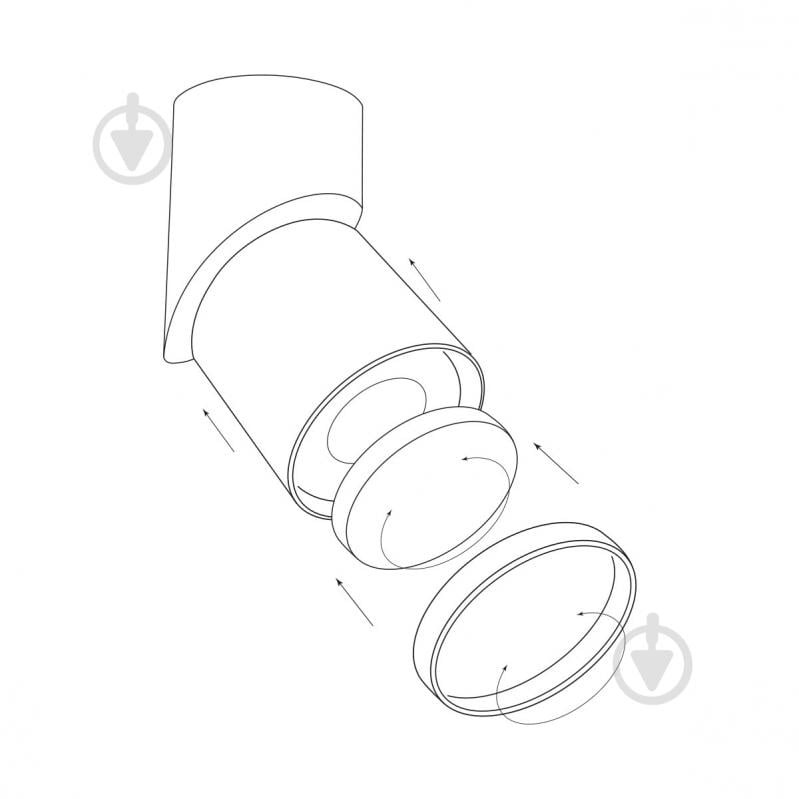 Світильник точковий LIGHT SET YAVIR LS MOV-84168 GX53 білий - фото 3