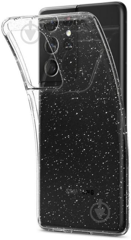 Чохол Spigen для Samsung Galaxy S21 Ultra Liquid Crystal Glitter Crystal Quartz ACS02348 - фото 5