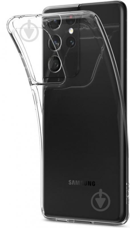 Чохол Spigen для Samsung Galaxy S21 Ultra Liquid Crystal Crystal Clear ACS02347 - фото 6