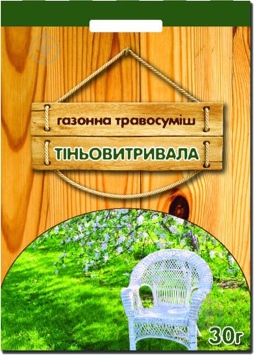 Насіння Сімейний сад газонна трава Тіньовитривала 30 г - фото 1