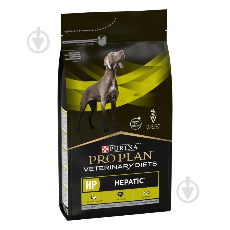 Корм сухий ProPlan by Purina VETERINARY DIETS HP Hepatic підтримання функції печінки при хронічній печінковій недос - фото 3