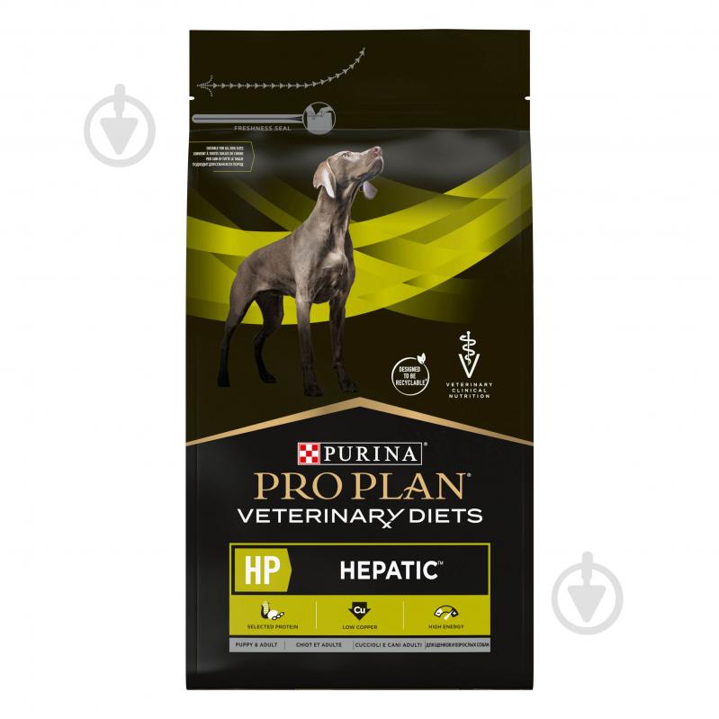Корм сухий ProPlan by Purina VETERINARY DIETS HP Hepatic підтримання функції печінки при хронічній печінковій недос - фото 2