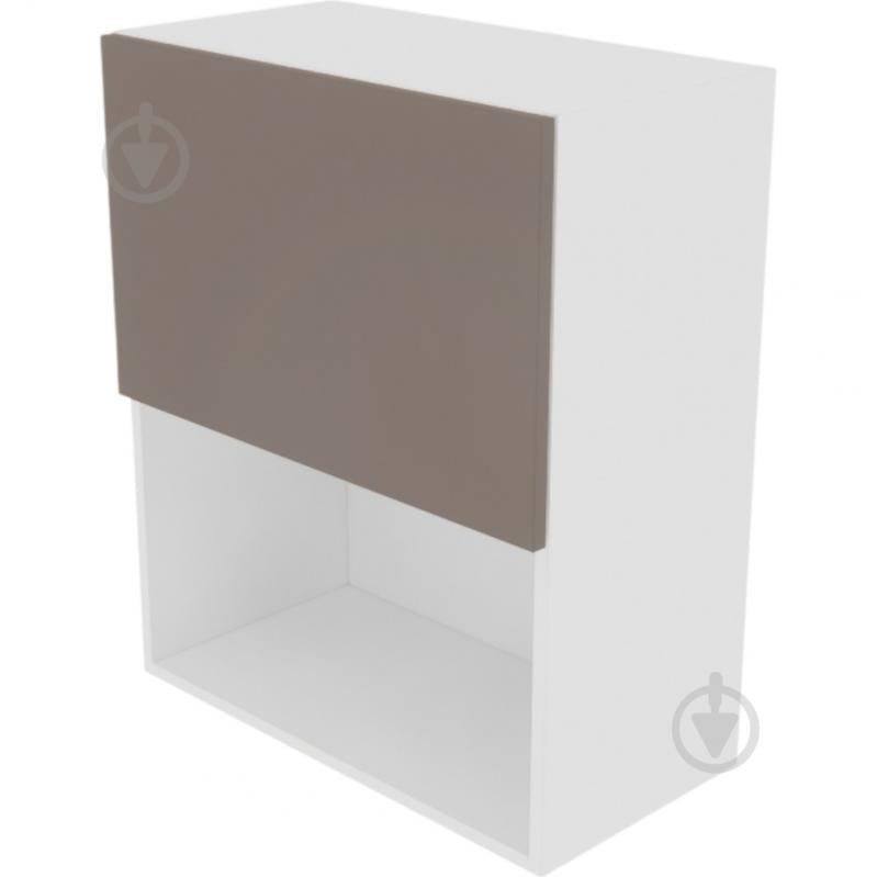 Шкаф Софи (В 60Б п/микроволн.(720)) глиняный серый/белый Світ Меблів - фото 1