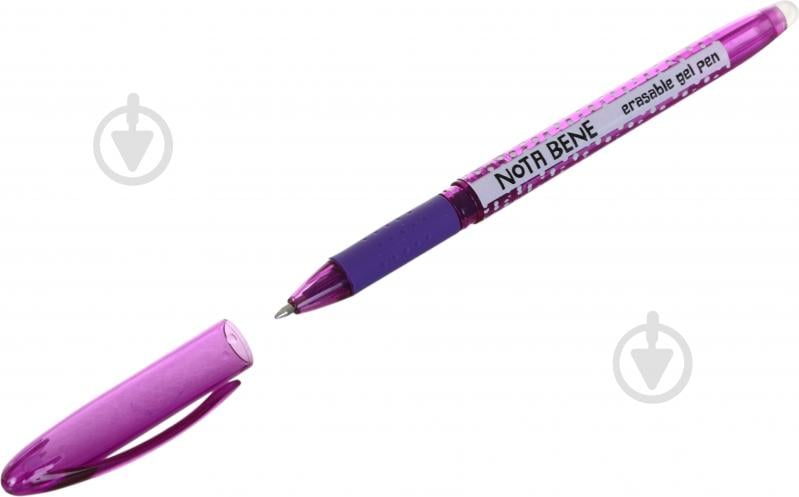 Набор ручек гелевых Nota Bene пиши-сотри + 9 стержней 0,5 мм фиолетовый - фото 5