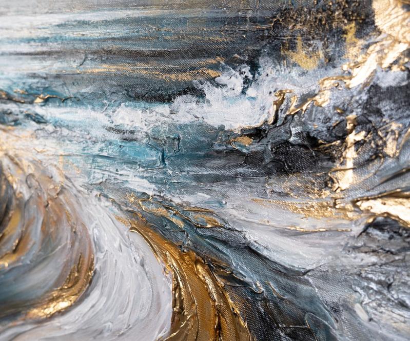 Картина на полотні Золото вітрів 50x115 см YS-Art - фото 4