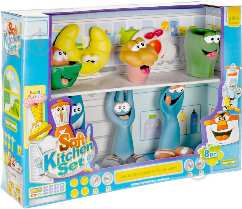 Игровой набор Baby Team Кухня 8 элементов 8811 8811 - фото 2 Игровой набор Baby Team Кухня 8 элементов 8811 8811 - фото 2