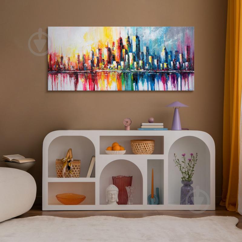 Картина на полотні Ритм мегаполісу 50x115 см YS-Art - фото 2