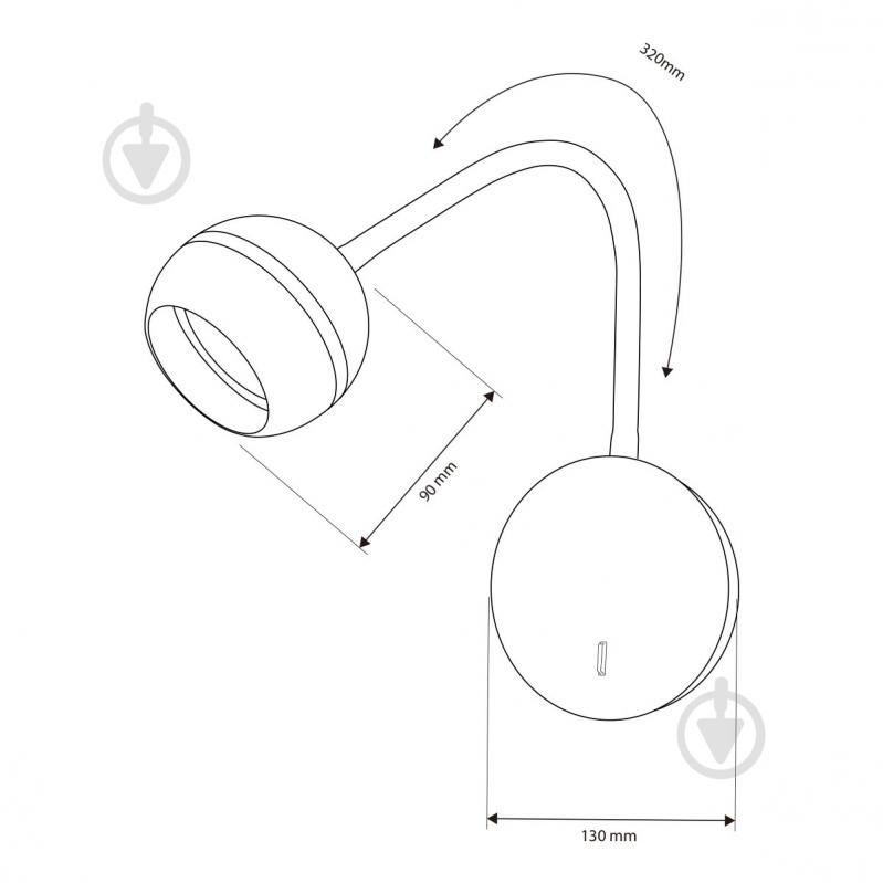 ВИТРИНА! Бра LIGHT SET JASEN LS-WL 90130 GX53 белый - фото 2