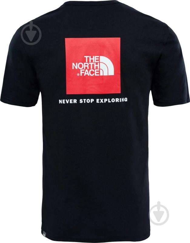 Футболка THE NORTH FACE M S/S REDBOX TEE - EU NF0A2TX2JK31 р.2XL чорний - фото 7