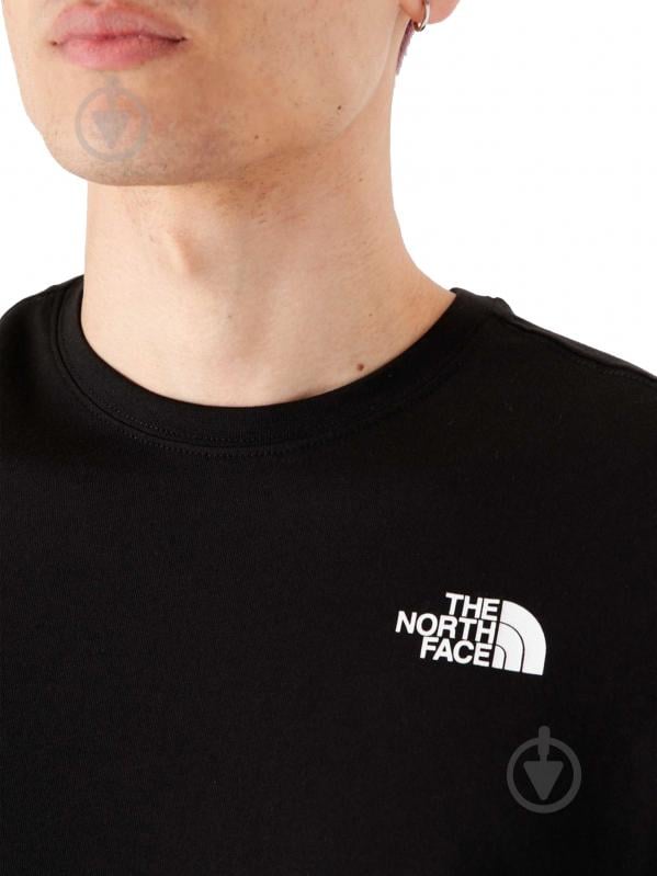 Футболка THE NORTH FACE M S/S REDBOX TEE - EU NF0A2TX2JK31 р.2XL чорний - фото 3