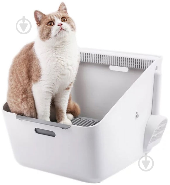 Лоток PETKIT для кішок Pet Pura Cat Litter Box Білий (P951) - фото 3