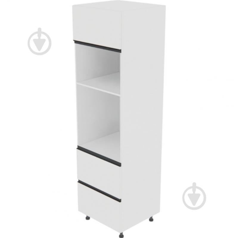 Шкаф під духовку та НВЧ-піч Софі ( П 60 ДШ п/мікрохв. (720) LUX ) білий/білий Світ Меблів - фото 1 Шкаф під духовку та НВЧ-піч Софі ( П 60 ДШ п/мікрохв. (720) LUX ) білий/білий Світ Меблів - фото 1