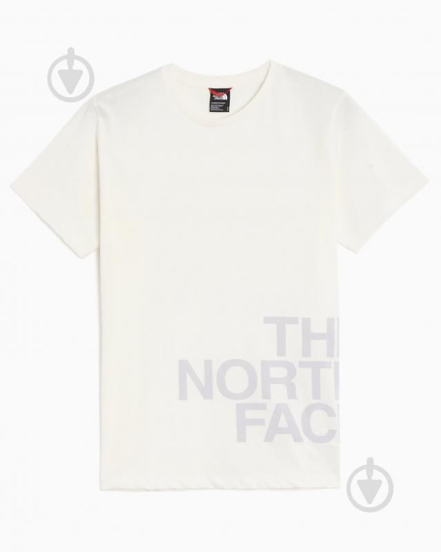 Футболка THE NORTH FACE W BLOWN UP LOGO S/S TEE NF0A8546N2I1 р.XS бежевий - фото 1