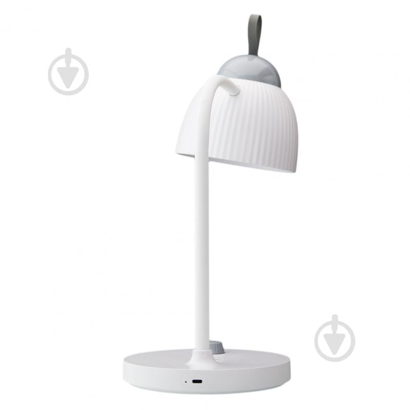 Настільна лампа акумуляторна Quantum LED SORENTO 1x4,5 Вт білий QM-TL1020 - фото 4