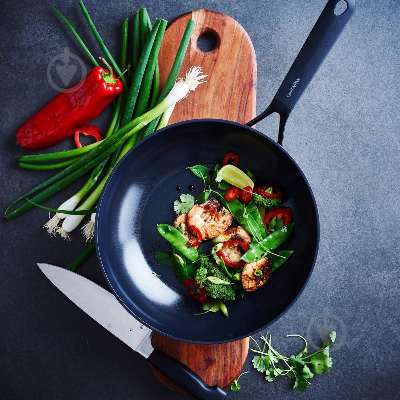 Сковорода wok GreenPan Smart 28 см 3,6 л CC005192-001 - фото 3